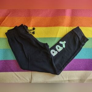 Love Republic M Black "HAPPY" Joggers